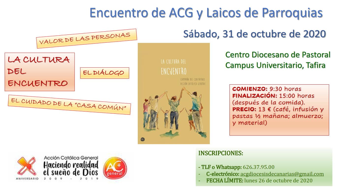 Acción católica general y encuentro de laicos octubre 20