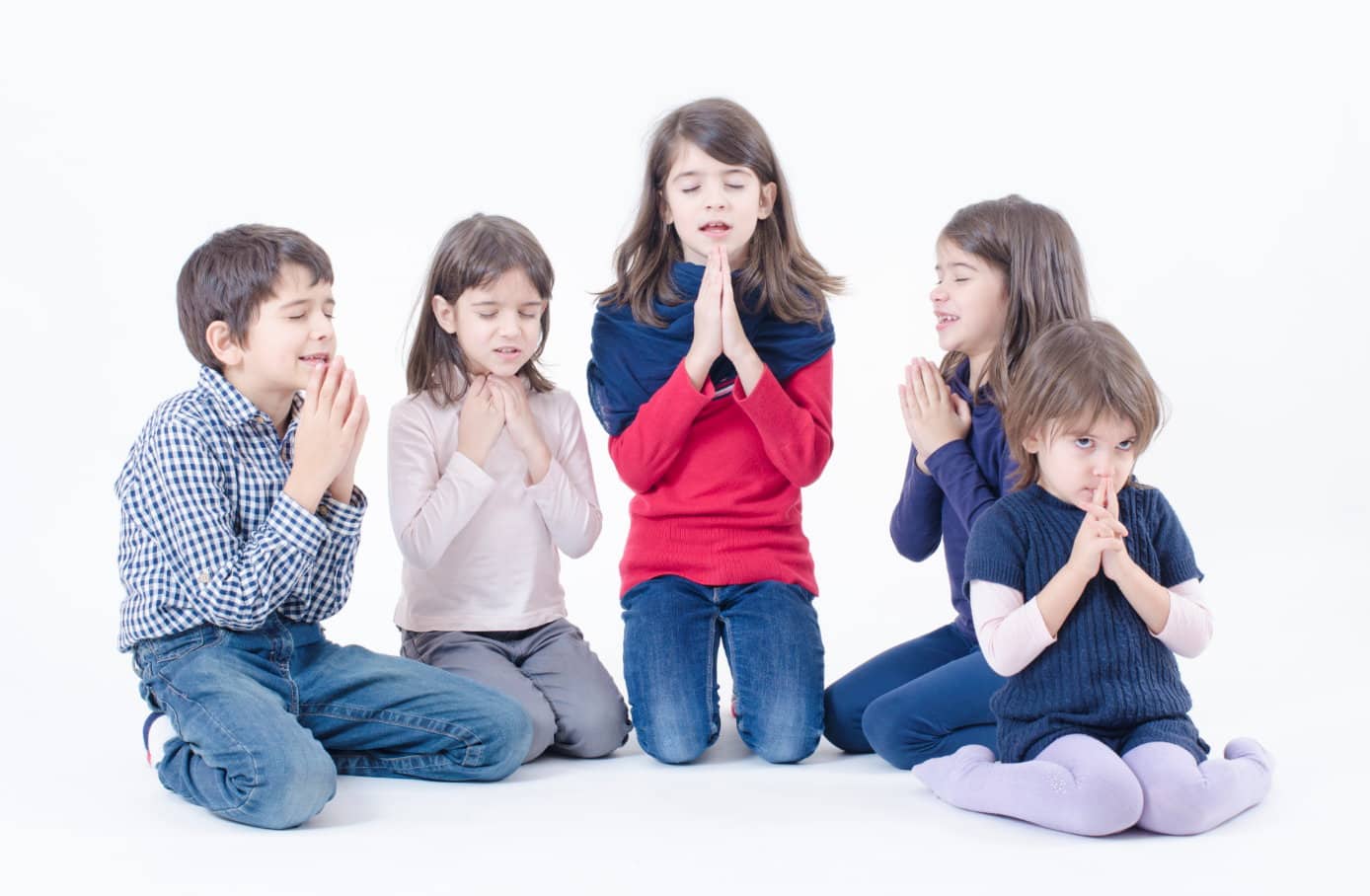 Oración con niños