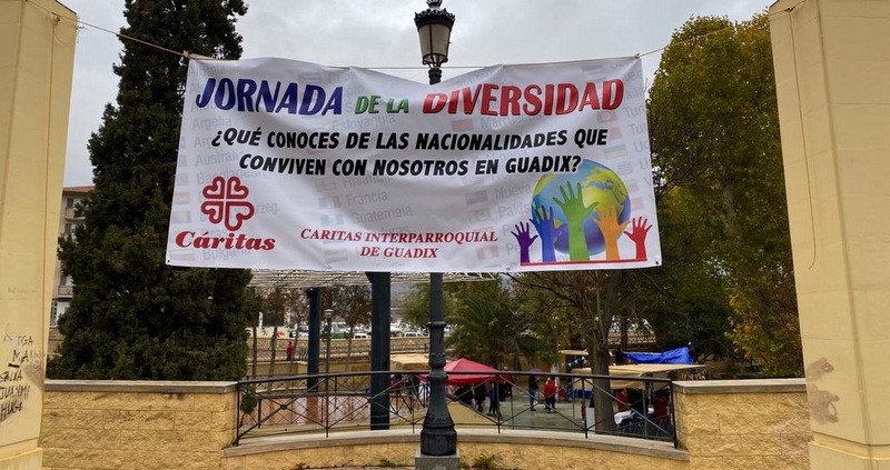 Cáritas en la Jornada de la Diversidad en Guadix