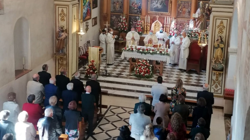 Con la Misa en la fiesta del Patrón comenzó la Visita Pastoral a las parroquias de Purullena y Marchal