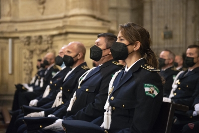 La Policía Local celebra una Eucaristía en honor a los Santos Ángeles Custodios en la parroquia del Sagrario-Catedral