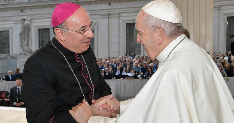 El papa recibe hoy en audiencia al obispo de Guadix y a los demás obispos que realizan la vista ad limina