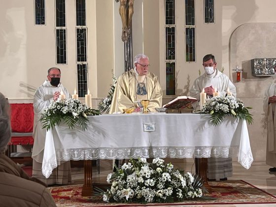 El cardenal Carlos Amigo celebró las bodas de oro de la Parroquia San Felipe Neri