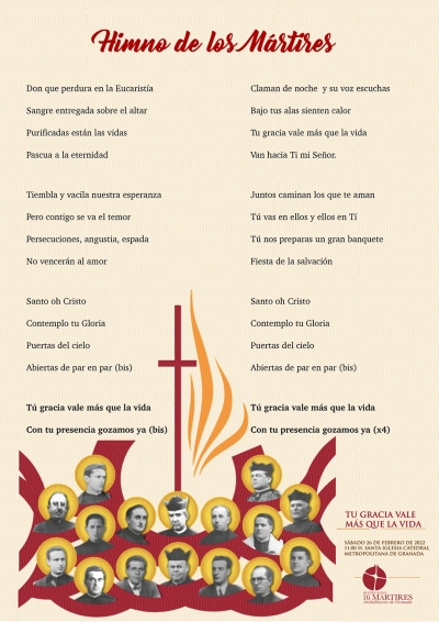 Himno para la beatificación de 16 mártires granadinos del siglo XX en España