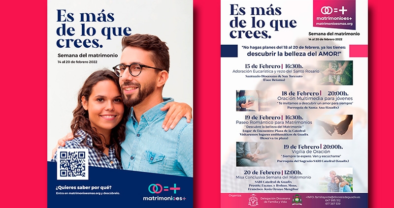 La diócesis de Guadix prepara la Semana del Matrimonio, del 14 al 20 de febrero