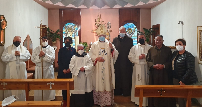 Los hermanos Fossores de la Misericordia celebraron el 69 aniversario de su fundación con una Misa presidida por el obispo