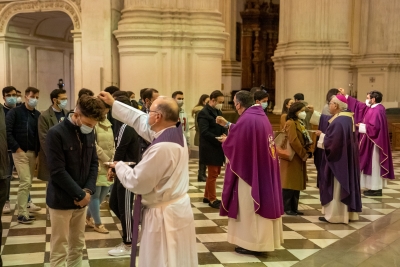 Inicio de la Cuaresma con la celebración del Miércoles de Ceniza en la Catedral y el nombramiento del Pregonero de la Semana Santa 2022