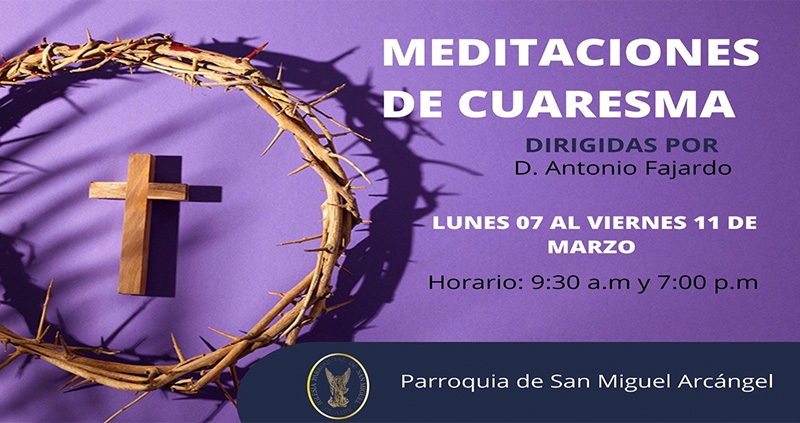 Meditaciones cuaresmales en la parroquia de San Miguel, de Guadix