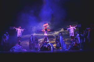 La Hermandad del Rocío en Ceuta representa la obra «La Pasión» con fines benéficos