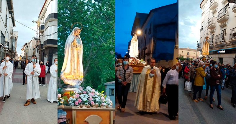 Caniles recupera la tradición del rosario vespertino a la Virgen de Fátima