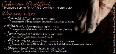 Celebraciones de las primeras Misas de los nuevos sacerdotes diocesanos