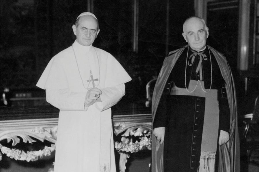 Pablo VI y Herrera Oria