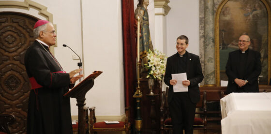 Carlos Jesús Gallardo toma posesión como Rector del Seminario