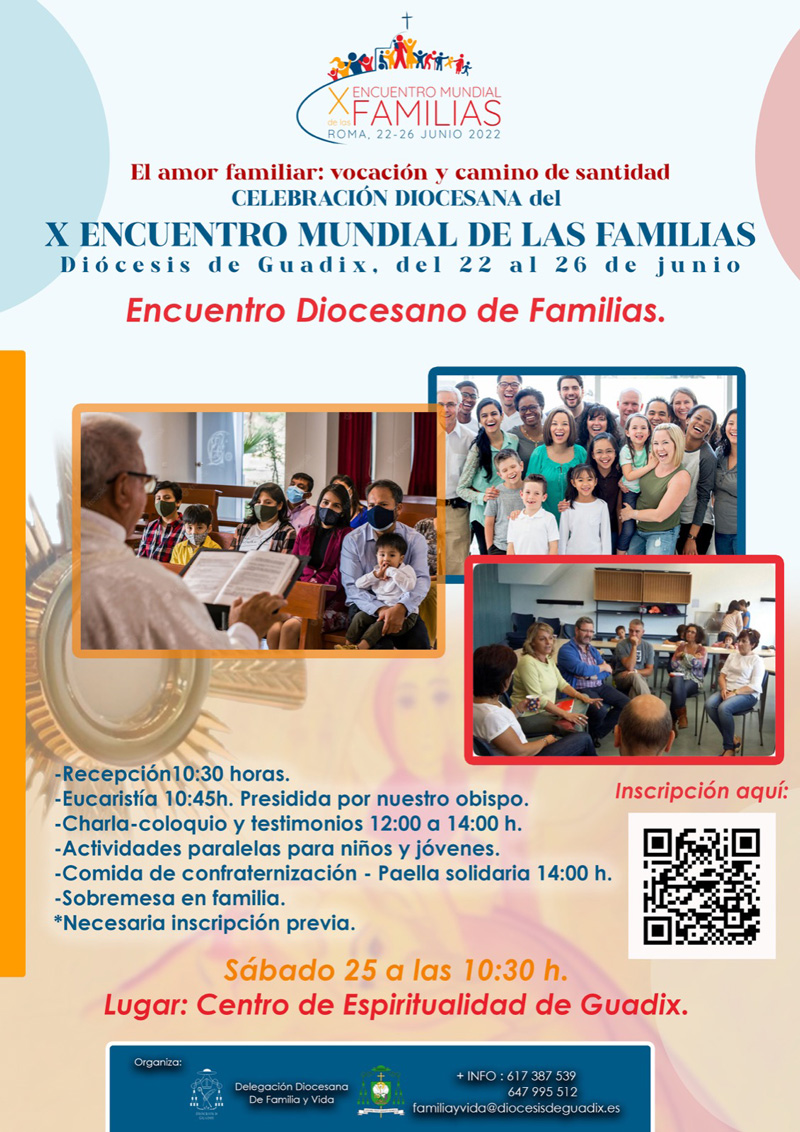 cartel sábado Encuentro dicoesano familias