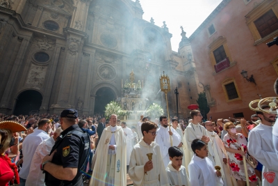En imágenes, la salida procesional del Corpus del jueves