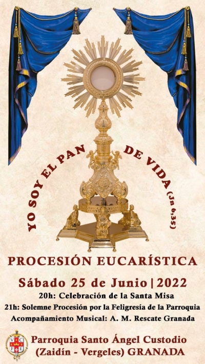 Misa y Procesión Eucarística en la parroquia del Santo Ángel Custodio en intercesión por Europa y América