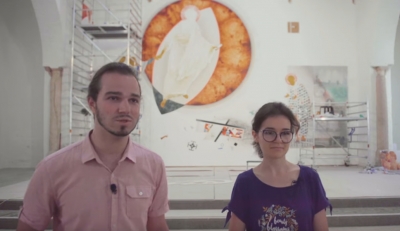 Arsen Bereza (izq.) e Ivanka Demchuk