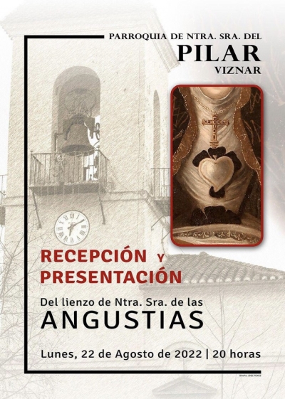 Donación de una pintura de la Virgen de las Angustias a la parroquia de Víznar