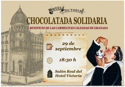 Chocolatada solidaria en el Hotel Victoria a beneficio de las Carmelitas Calzadas de Granada