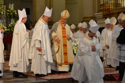 Imágenes de la bienvenida de la Iglesia al Arzobispo coadjutor