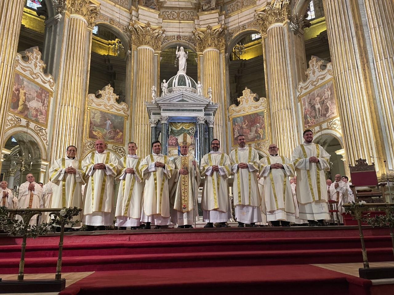 Ordenación de ocho diáconos en la Catedral de Málaga // E. LLAMAS