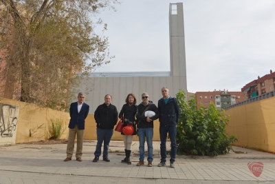 El arzobispado visita las obras de la nueva parroquia del Espíritu Santo