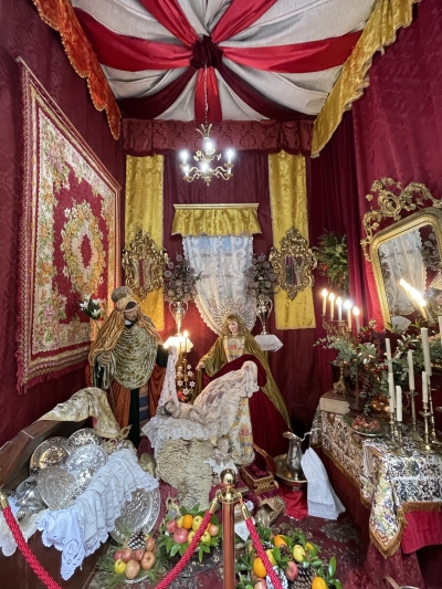 Apertura del Belén del Cristo de San Agustín