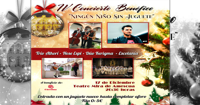 “Ningún niño sin juguete”, cuarto Concierto Benéfico de Navidad en Guadix