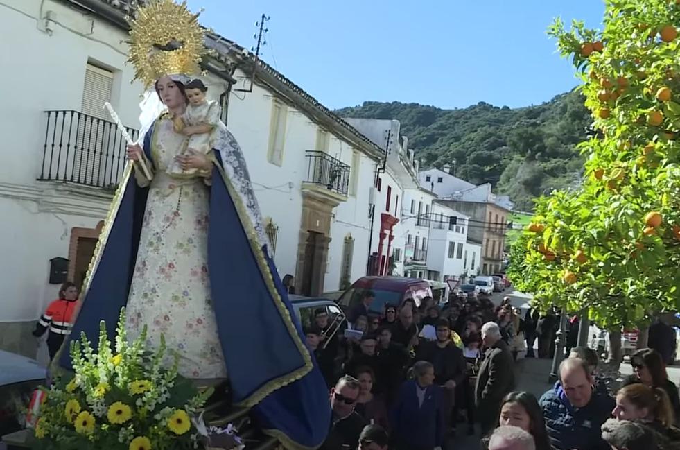 Celebración de la Candelaria en Algatocín