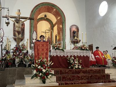 Celebración solemne de la Eucaristía con motivo de la fiesta del Cristo de la Expiración en Pitres