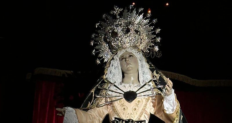 Cúllar honra a su Patrona, la Virgen de los Dolores, con una septena que comienza este viernes