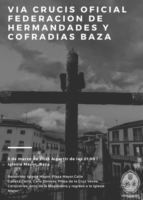 Cartel viacrucis baza