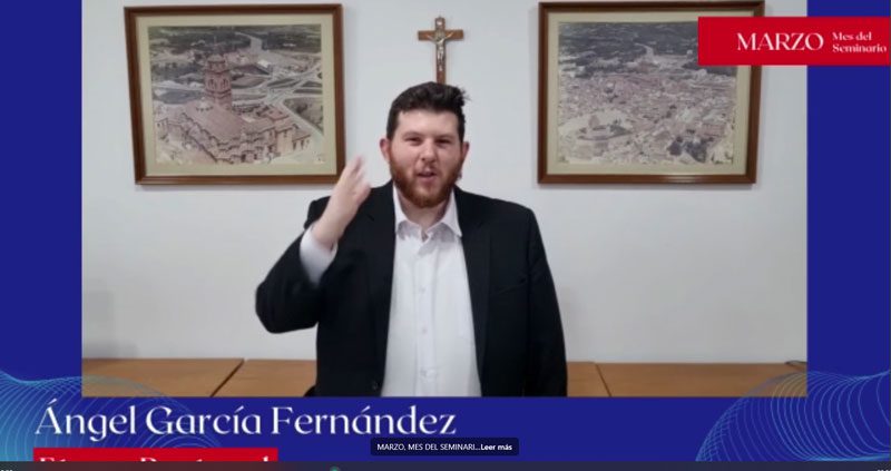 ¡No tengas miedo de ser sacerdote, de decir sí al Señor!: Ángel García, seminarista de Guadix