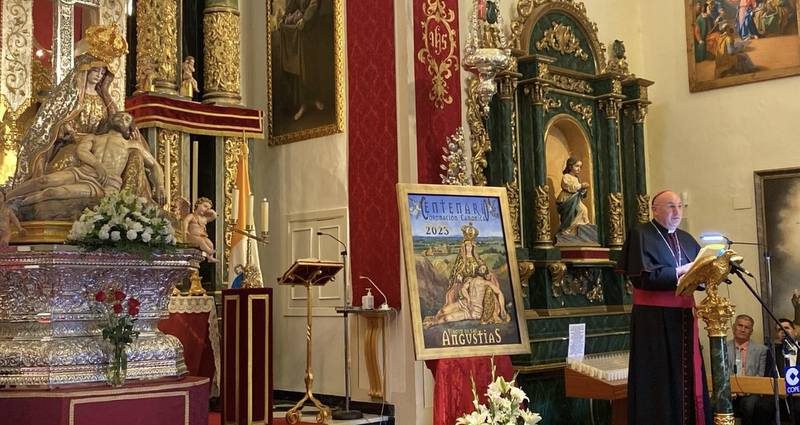 Presentados el cartel y los actos del Centenario de la Coronación de la Virgen de las Angustias, en Guadix