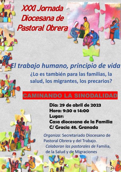 XXXI Jornada Diocesana de Pastoral Obrera el próximo 29 de abril