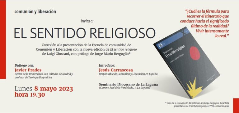 Presentación de la nueva edición del libro «El sentido religioso»