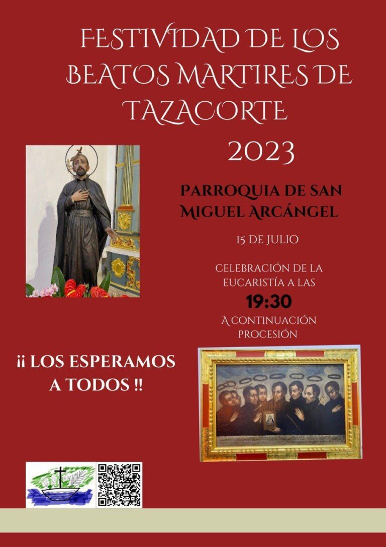 El próximo 15 de julio se cumplirán 453 años de la muerte de los Beatos Mártires de Tazacorte