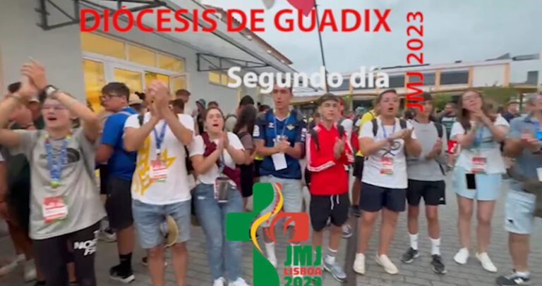 Jóvenes de Guadix en JMJ de Lisboa. 2º día 28 de julio de 2023