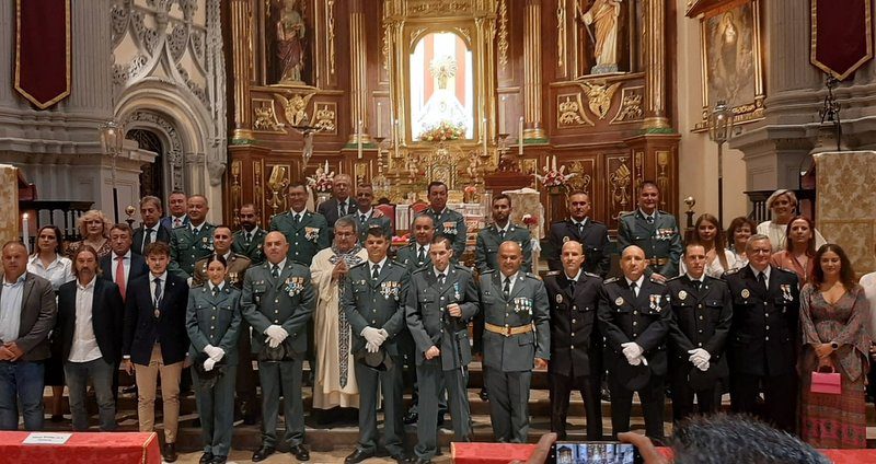 Con una Misa solemne celebró la Guardia Civil de Huéscar a su Patrona