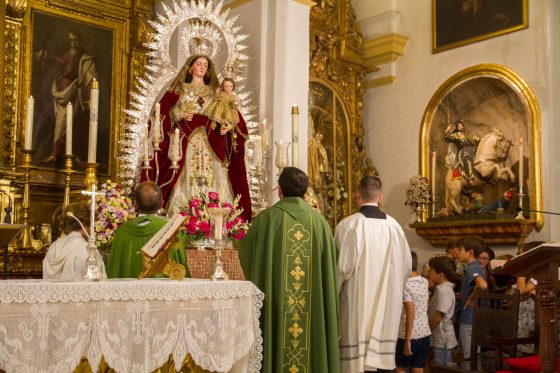 Santa María de las Nieves, Villanueva del Ariscal, Sevilla, Misa de envío (1)
