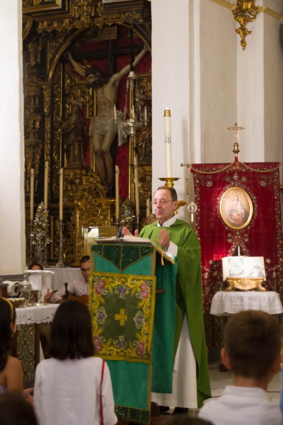 Santa María de las Nieves, Villanueva del Ariscal, Sevilla, Misa de envío (10)
