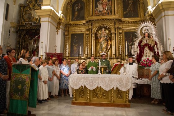 Santa María de las Nieves, Villanueva del Ariscal, Sevilla, Misa de envío (15)