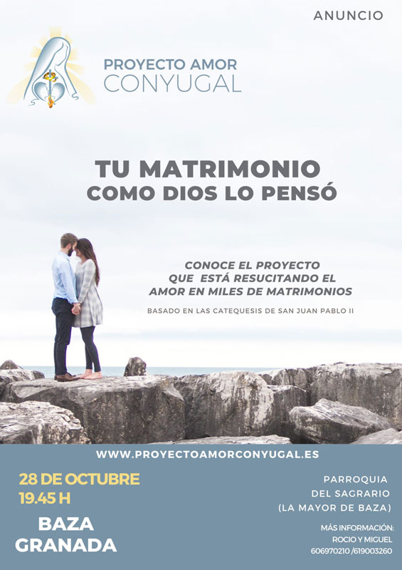 Familia. Amor conyugal Baza cartel