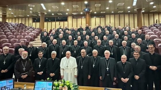 El obispo de Huelva participa en el encuentro de los obispos españoles con el Papa Francisco