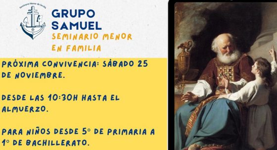 El Seminario Menor en familia celebra el primer encuentro del Grupo Samuel de este curso