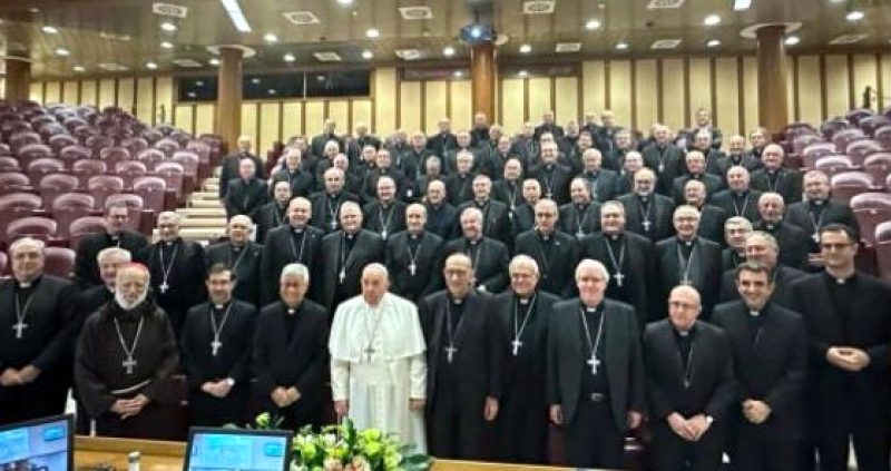 Reunión en Roma de la Conferencia Episcopal con el papa Francisco y el Dicasterio para el Clero