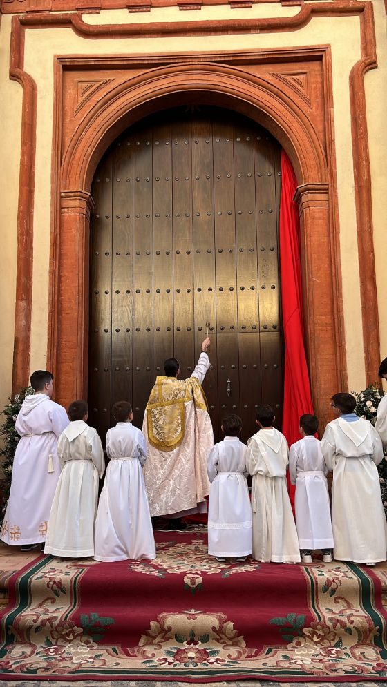 Bendición puerta parroquial-Aznacollar 9