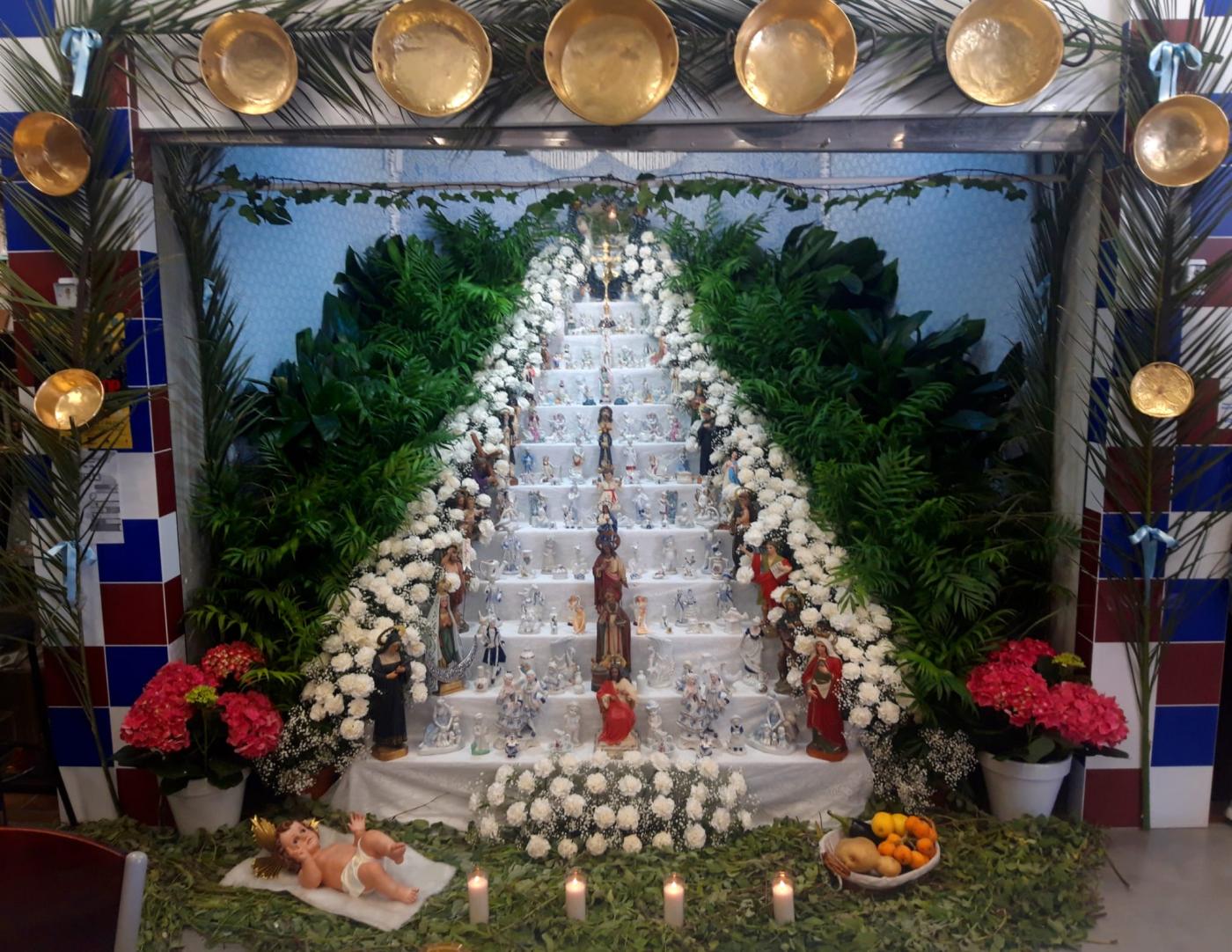 Altar típico de Torrox