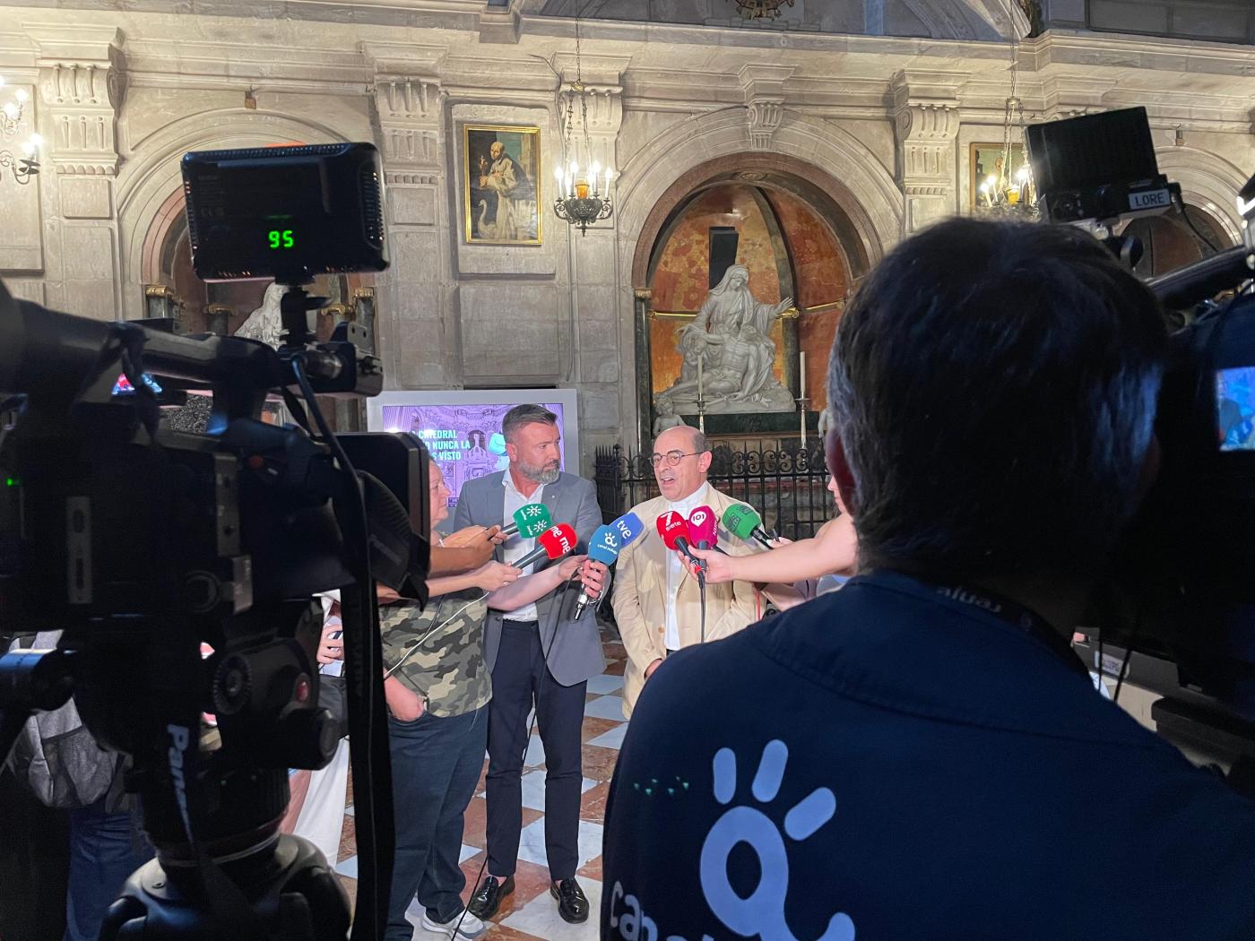 Presentación de la visita virtual en la Catedral de Málaga // E. LLAMAS