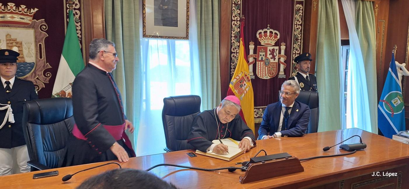 Visita del nuncio a Marbella con motivo del Jubileo de las Instituciones. FOTO: Antonio Sánchez